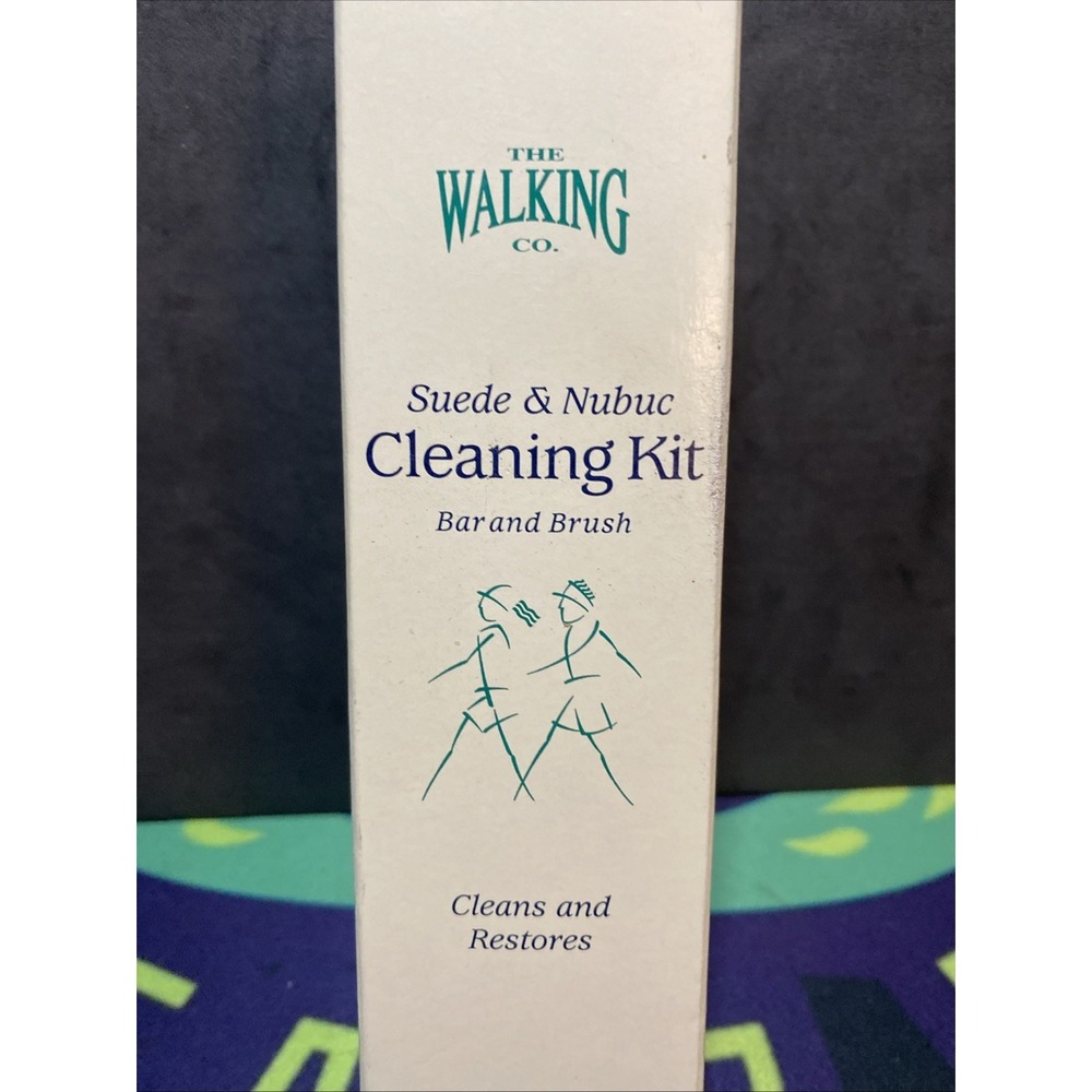 The Walking Company Cleaning Kit For Suede and Nubuc Shoes Bar and Brush USA C3